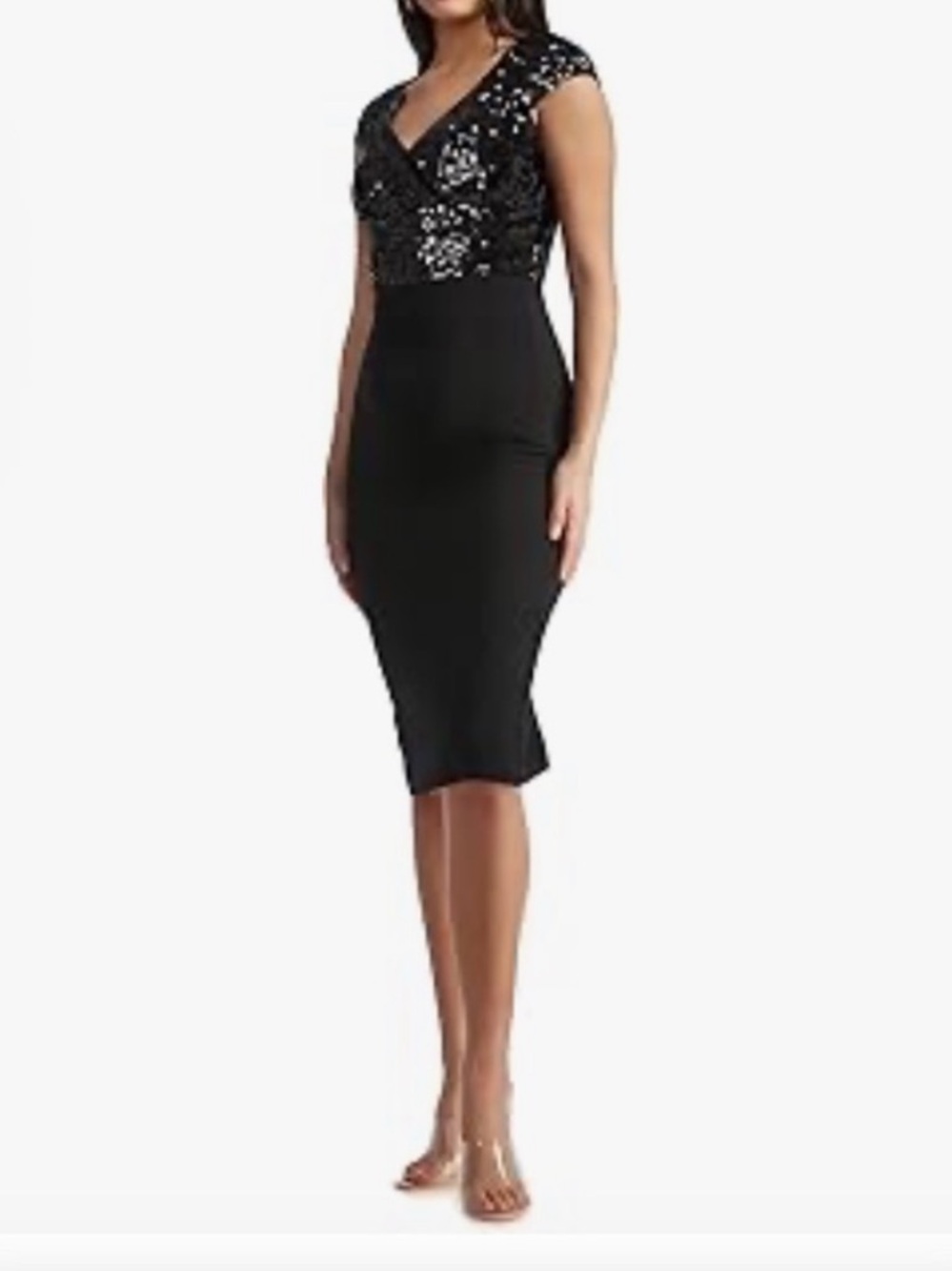 Dress the Population Jaleah Black Sequin dress - Picture 4 of 13